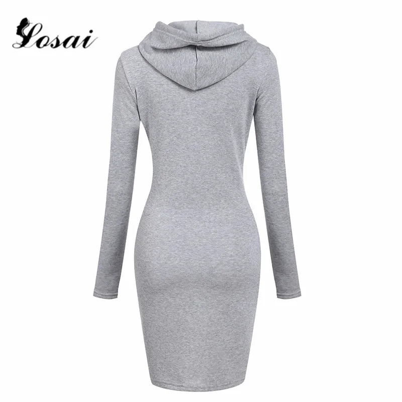 زائد حجم XXL الأزياء مقنعين طويل الأكمام يجز النساء فساتين الخريف الشتاء اللباس السيدات Vestidos هوديس البلوز Vestido زائد حجم XXL الأزياء مقنعين طويل الأكمام يجز النساء فساتين الخريف الشتاء اللباس السيدات Vestidos هوديس البلوز Vestido