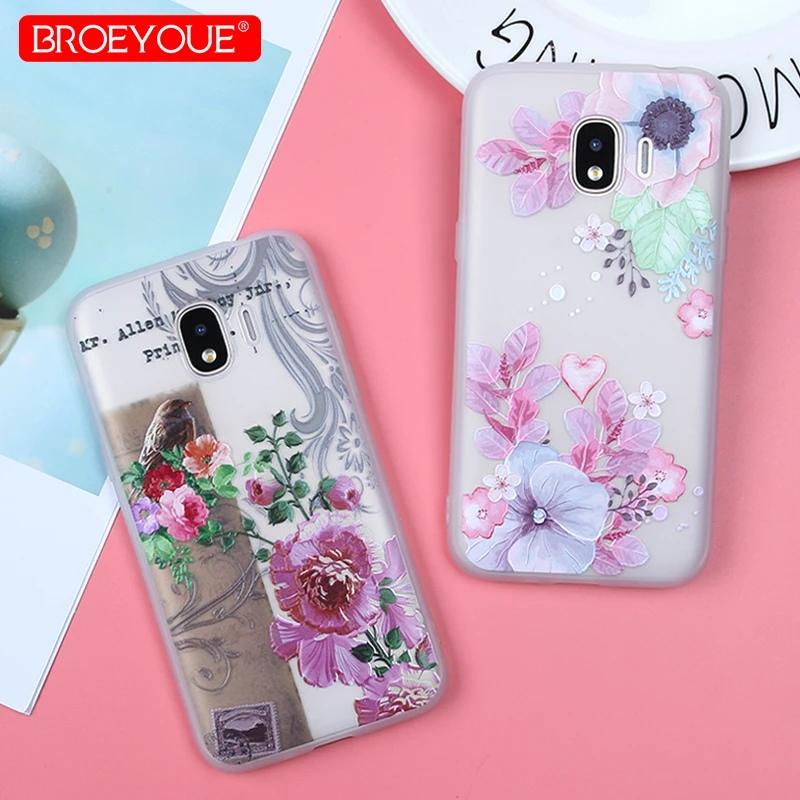 Силиконовый чехол для Samsung Galaxy J3 J5 J7 2016 2017 J2 Pro 2018 J4 J6 Florals Чехлы A5 A7 A6 A8 Plus Capas |