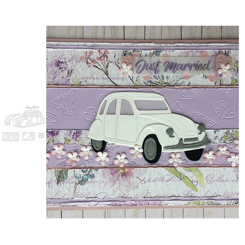 

Car Metal Cutting Dies for Scrapbooking Paper Craft Embossing Die Card Making Stencils New 2019