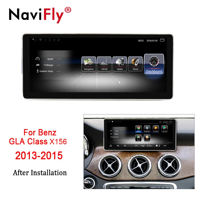 NaviFly 10,25 ''автомобильный аудио gps навигатор для Benz GLA класс X156 2013 с радио bluetooth ipod 4G wifi Поддержка SWC