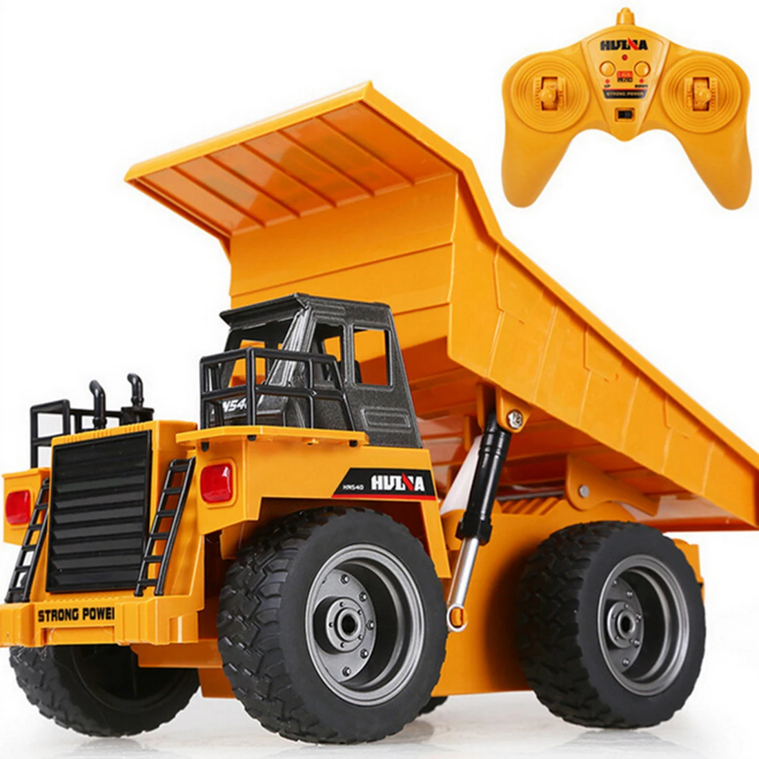 

1:18 Remote Control 6CH Dumper Simulation Engineering Vehicles Kids Toy Car for Boys Playing Christmas Gifts- Main Brown