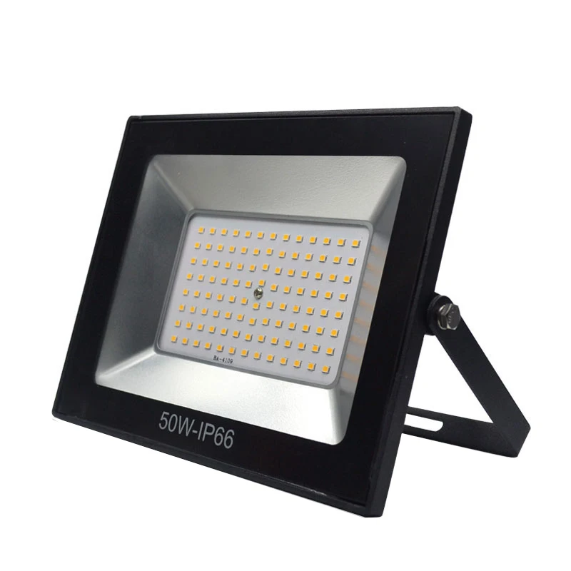 Beste Ultradunne LED overstroming licht 10 w 30 w 50 w AC220V IP67 5630SMD Schijnwerper lamp Spotlight 100 w Outdoor Muur tuin Landschap Verlichting