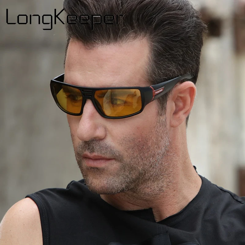 Fashion Trend HD Polarized Sunglasses Men Women Night Vision Car Driving Glasses Goggles Driver