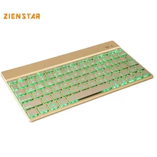 Ultra slim Wireless KEYBOARD Bluetooth 3.0 with 7 colors LED back light for IPAD/Iphone/Mac/LAPTOP /DESKTOP PC/ TABLET