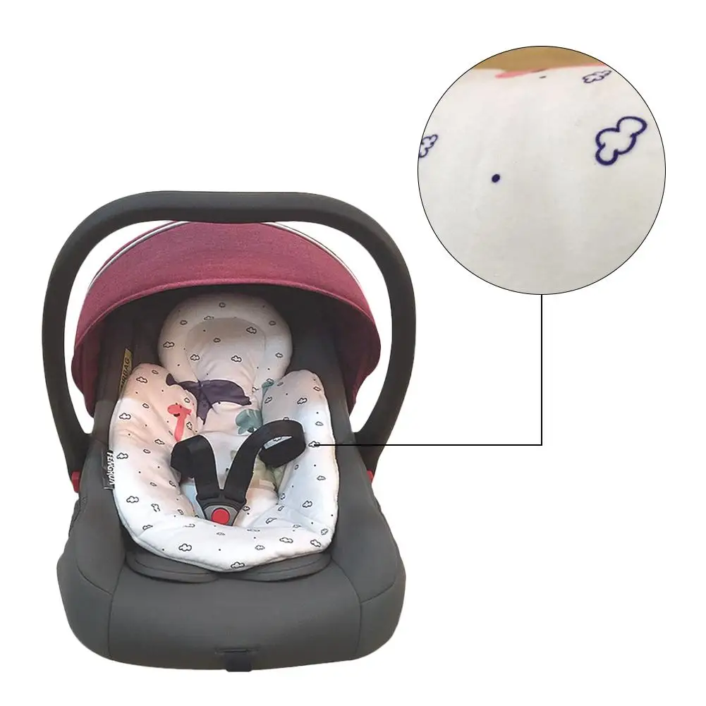 

Fashion Printed Stroller Cushion Seat Cover Baby Diaper Pad Seat Pad Cotton Baby Stroller Mat Mattress Pram Stroller Accessories