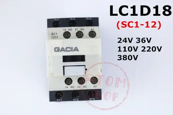 

LC1D18AC CJX2-18 25Amp Contactor 24V 36V 110V 220V 380 Volts 50/60Hz Coil 3-Pole NO NC