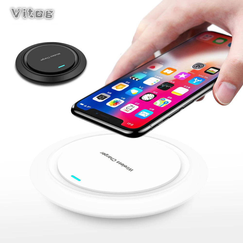 

10W Fast Qi Wireless Charger For iPhone 7 8 Plus X XS MAX XR Wireless Charging Pad for Samsung S9 S10 Note 9 8 Wirless for Phone