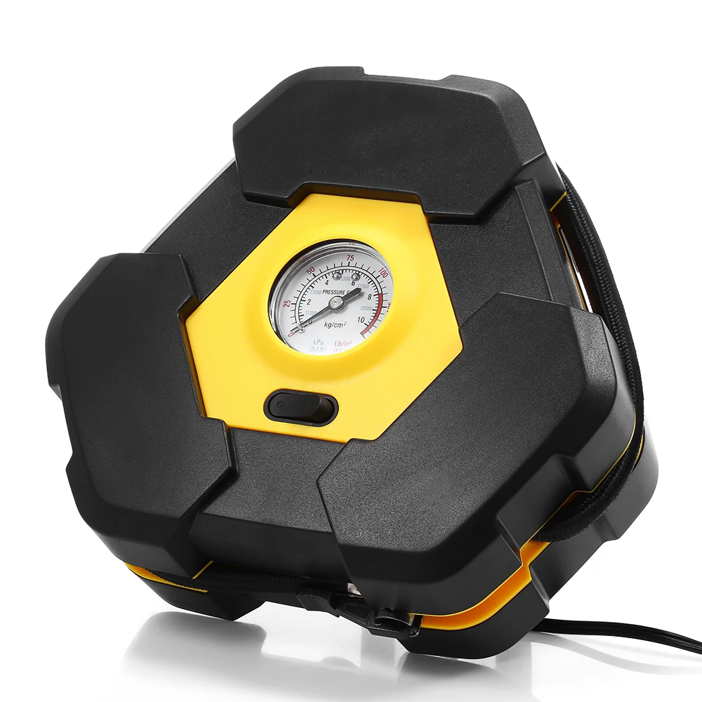 

Portable 12V Car Charging Pump Small Auto Electric Air Compressor Tire Inflator Pump with 3m Long Extended Power Cord
