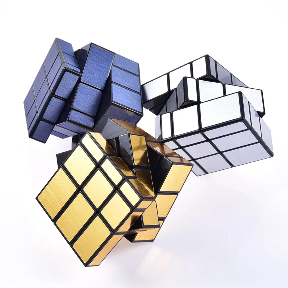

Magic Cube 3x3x3 Mini Block Mirror Cubes Magic Speed Puzzle Maze Professional Learning Education Toys For Children Portable Gift
