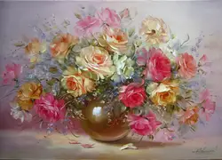 Цветок, DIY Цифровая живопись маслом, украшение дома художественная стена, акриловая краска, здоровая и безвредная
