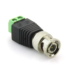 BNC штекер RCA штекер коаксиальный разъем адаптер кабель муфта для камеры видеонаблюдения