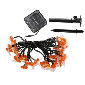 

GTBL 30 LED Solar String Honey Bee Shape Warm Light Garden Decoration Waterproof 1.2 v Solar Powered led garden lamp