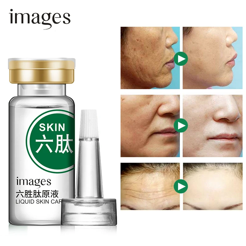 Argireline Face Serum Collagen Anti-wrinkle Anti-aging Essence Hyaluronic Acid Moisturizing Whitening Face Skin Care IMAGES 10ML