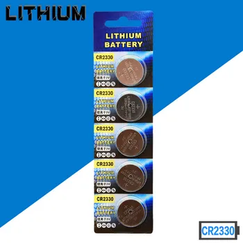 

Free shipping Button battery CR2330 2330 BR2330 ECR2330 3V Button Coin Cell Battery Wholesale EE6228 watches battery 50pcs/lot