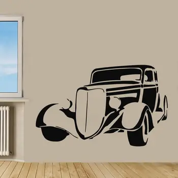 

Wall Decals Vinyl Decal Sticker Art Murals Home Decor Retro Car Design
