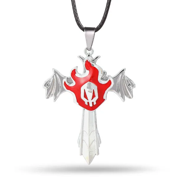 Bleach Metal Pendant Necklace