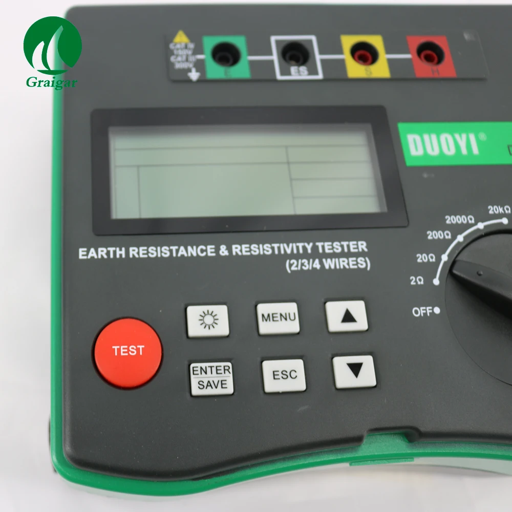 DY4300A 4-Клемма заземления сопротивления и почвы тестер сопротивления