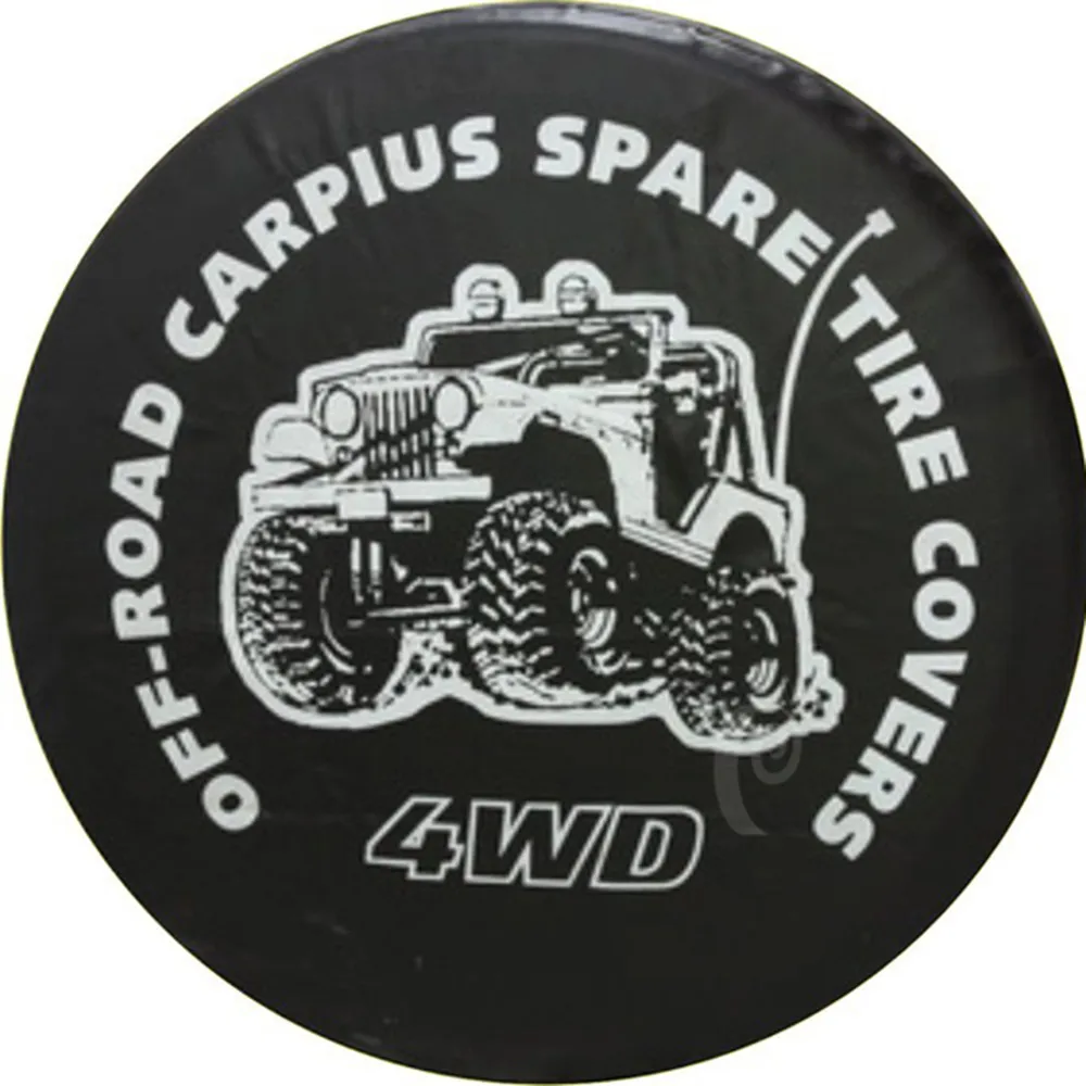 

1pc 4WD Off-Road Carplus Spare Tire Cover 16" Car Tyre Accessories For Vehicle Truck SUV Honda Toyota #1462