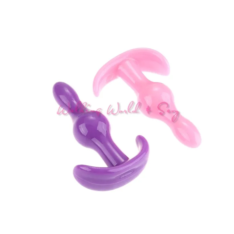 Silicone Anal Butt Plug Insert Anal Dildo Beads Anal Stopper Real Skin Feeling Anal Sex Toys Adult Sex Products For Women Men (2)