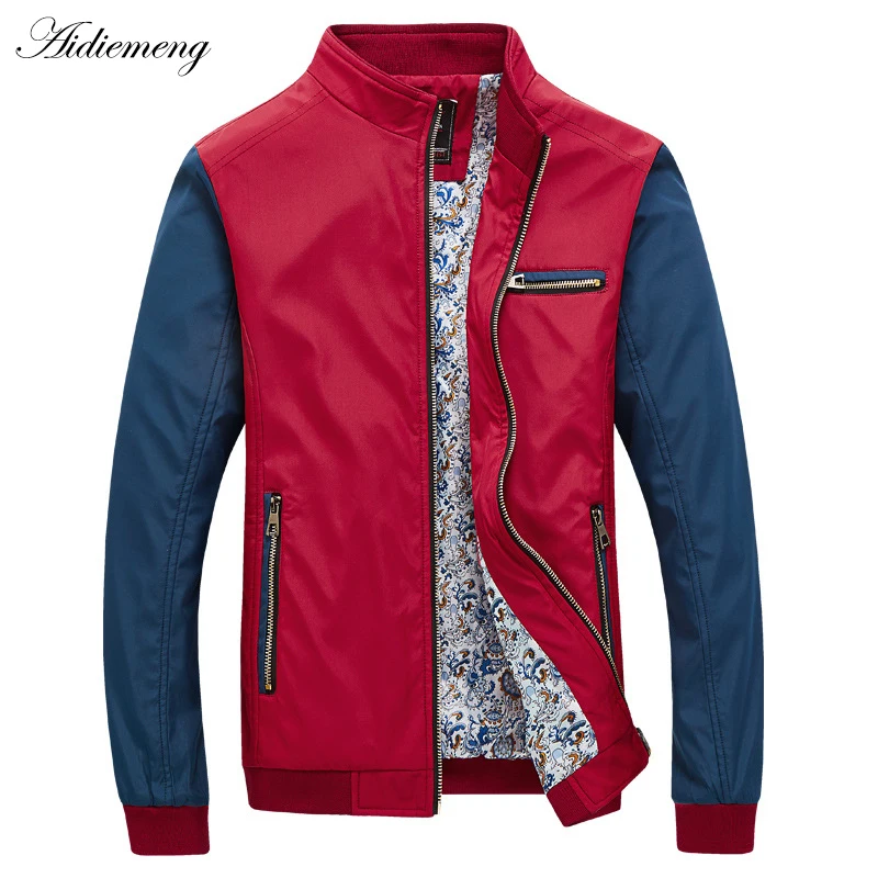 

Bomber Jacket Men 2018 New Arrival Autumn Fashion Men's jacket coat Solid Male Jacket For Men Casual Slim Overcoat Windbreaker
