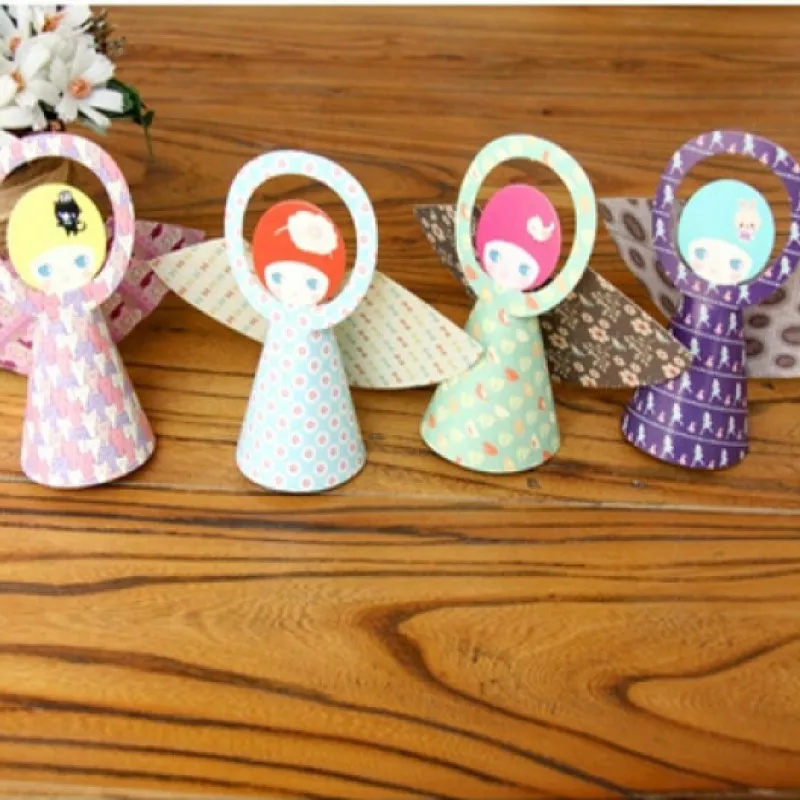 

DIY cute doll folding greeting cards party banner festival decoration event and party craft