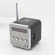 Цифровой fm-радио Micro SD/TF карта цифровой интернет-радио портативный fm-радио Мини Многофункциональный алюминиевый радио динамик RADV26