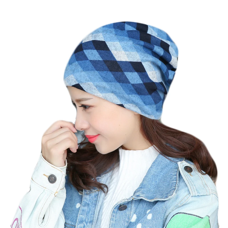 Autumn Winter Hats For Women Men Skullies Beanie Women Fashion Cotton cartoon Pattern Girls Warm Cap Unisex Elasticity Knit Caps