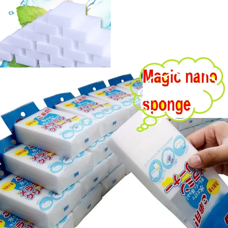 

1pc Sponge Eraser Kitchen duster wipes Home Clean Accessory Microfiber Dish Cleaning Melamine sponge nano wholesale