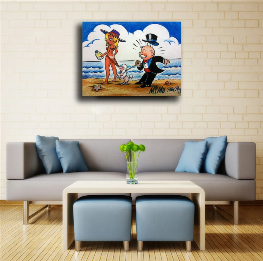 Alec Monopolys Beauty HD Wall Art Холст с печатью постера живопись декоративная картина для