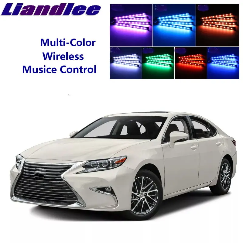 

LiandLee Car Interior Floor Decorative Seats Neon light For Lexus ES 300 350 240 250 330 300h For TOYOTA Windom Vista