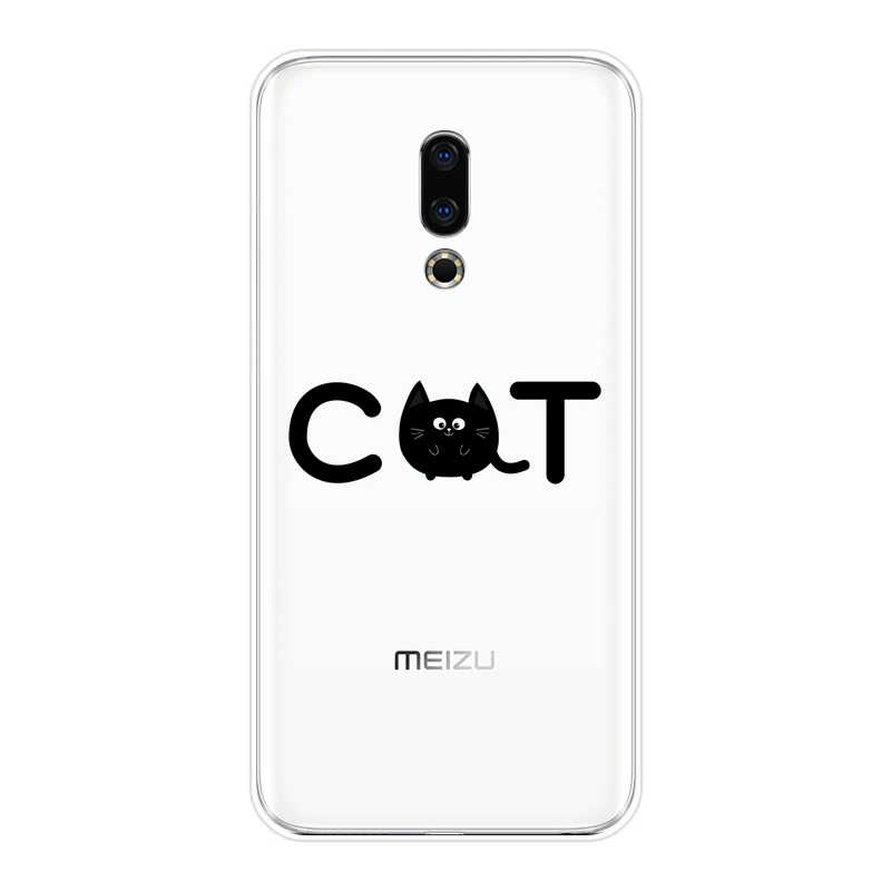 Задняя крышка для Meizu Pro 6 7 Plus U10 U20 Забавный милый силиконовый чехол телефона с