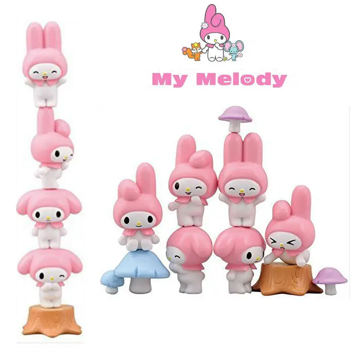 

My melody Nosechara character mini figure 10 pieces toys for girl