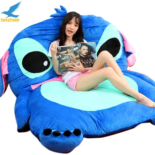 Fancytrader аниме плюшевый стежок диван кровать татами гигантский мягкий Beanbag ковер матрас спальный мешок 3 размера отличный подарок новинка