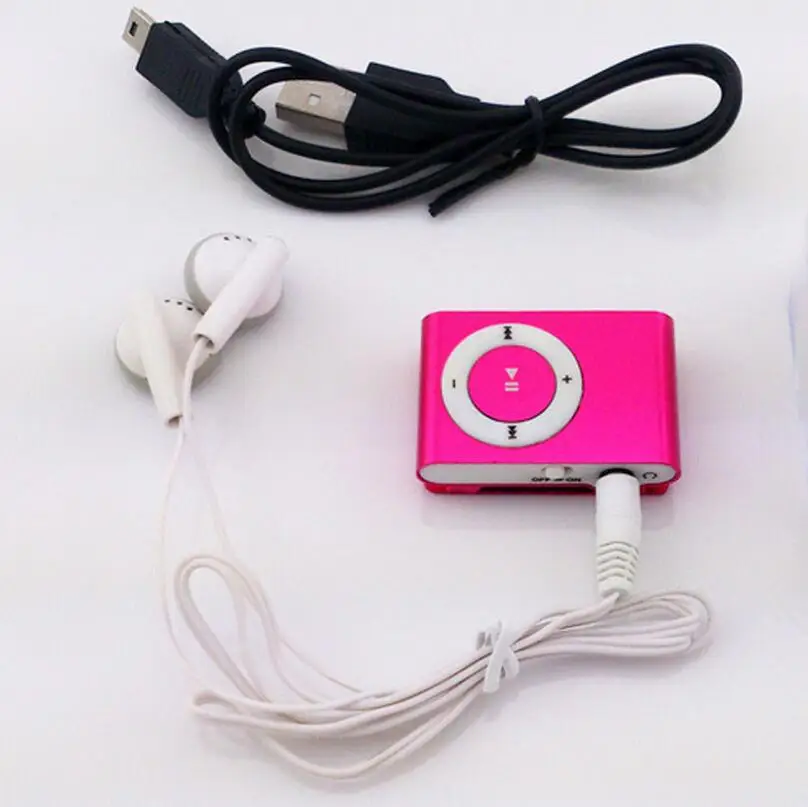 2016 font b Portable b font Metal Clip MP3 Player with 8 Candy Colors No Memory