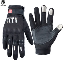 ROAOPP теплые зимние защитные мотоперчатки, Водонепроницаемый Сенсорный экран ветро-и Для женщин Для мужчин, для езды на мотоцикле гоночный Ездовые перчатки