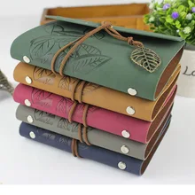Vintage leather Journal Notebook Retro Craft Paper Spiral Diary Journals Book blank pages binder book caderno stationery gift vintage leather notebook key design vintage cowhide paper retro straps diary doodle book notepads diary