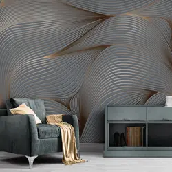 Пользовательские фото обои 3D геометрические абстрактные линии Большая фреска ретро ностальгические современные гостиной диван ТВ фон