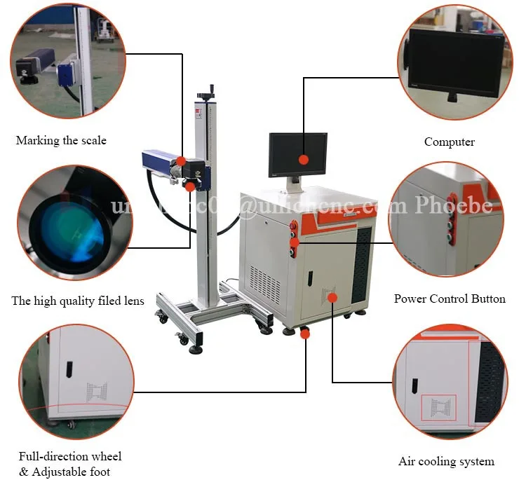 fiber marking machine detail