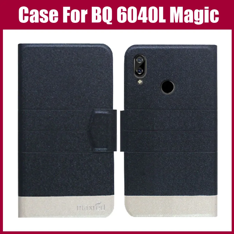 

BQ 6040L Magic Case 5 Colors Ultra-thin Leather Flip Cover Magnet Card Holder Slots Phone Bag For BQ 6040L Magic