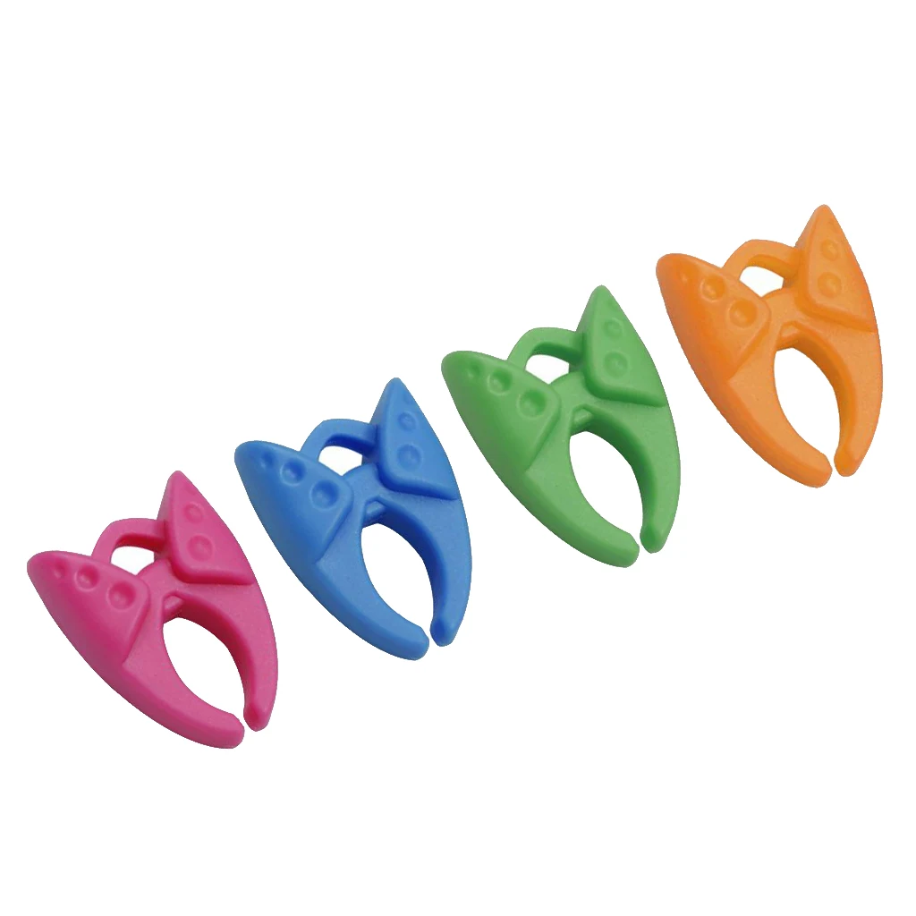 50pcs Bibbon Buddies Random Colors Bobbin Holders Clamps Thread Spool Huggers to Prevent Thread Tails