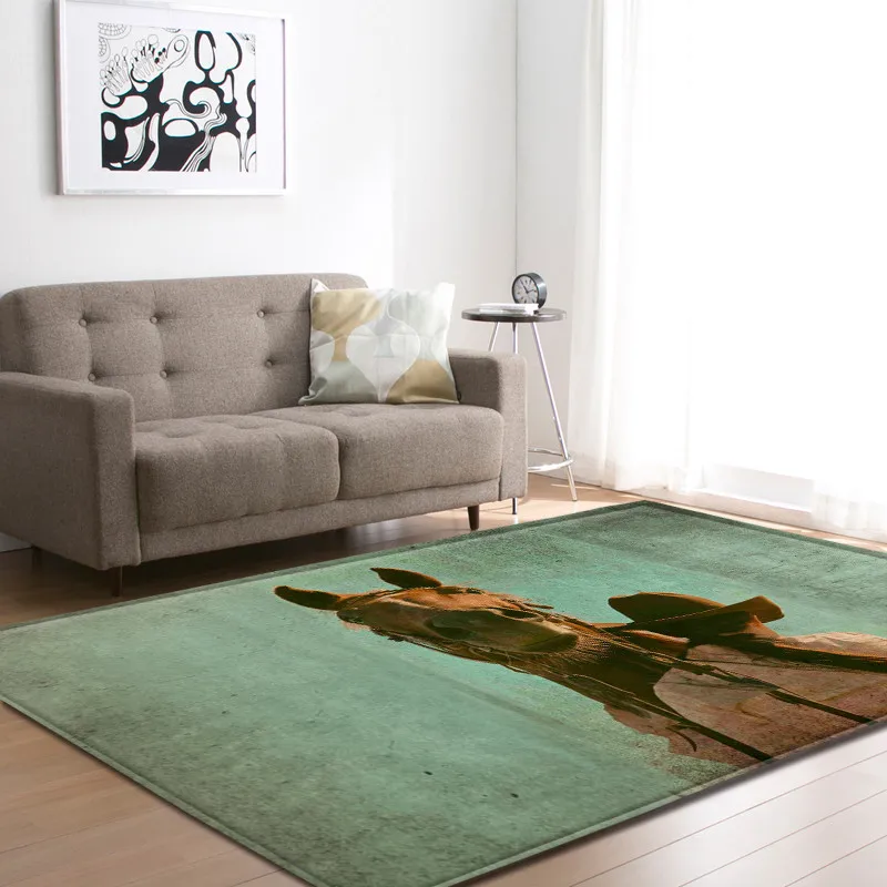 Большие ковры с 3D принтом в скандинавском стиле, мягкий фланелевый коврик с изображением галактики и кошки, Противоскользящий коврик для гостиной, домашнего декора, гостиной - Цвет: 15