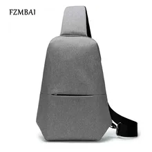 Fzmbai мужские большой один Сумки на плечо унисекс для отдыха холст груди Сумки