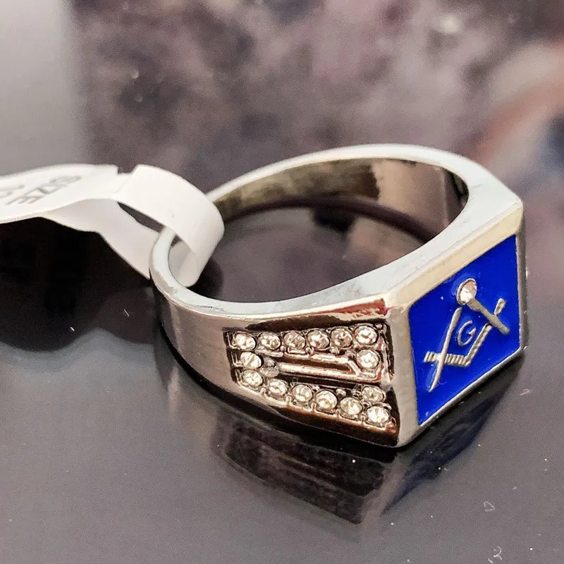 HNSP Новое масонское перстень для мужчин модные ювелирные изделия мужские кольца Anel