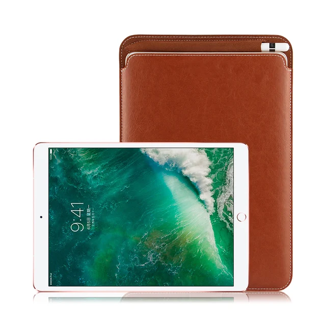 Cheap Case Sleeve For iPad Pro 10.5 New 2017 Protective Leather Cases PU Bag Cover with Pencil Slot For Apple iPad Pro10.5"inch Tablet