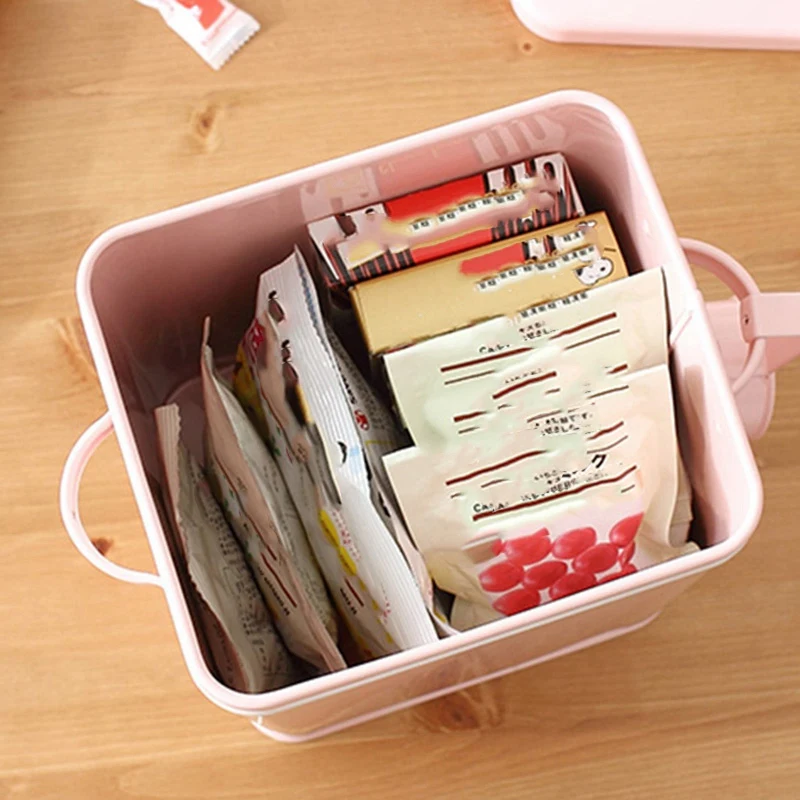 New Kitchen Bathroom Storage Organizer 5L Grain Rice Storage Container Washing Powder Container Sealed Box with Spoon