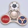 Футбол ручной Спиннер металлический Спиннер для аутизма EDC и ADHD анти-стресс игрушка для детей и взрослых - Цвет: Золотой