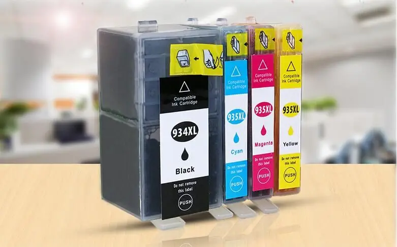 

5 Pack Ink Cartridge for HP 934XL 935 XL Officejet pro 6230,with chips and full ink, ready to use