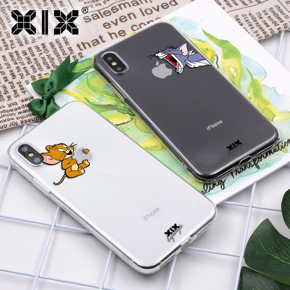 

XIX for Funda iPhone 6 Case 5 5S SE 6 6S 7 8 Plus XS Max Cute Cartoon for Cover iPhone 7 Case Soft TPU for Capa iPhone XR Case