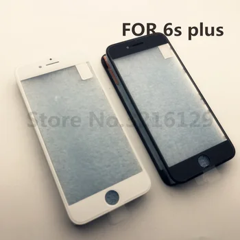 

50pcs NEW Original Cold Press Replacement LCD Front Touch Screen Glass Outer Lens with frame OCA film for iphone 6s plus 5.5inch