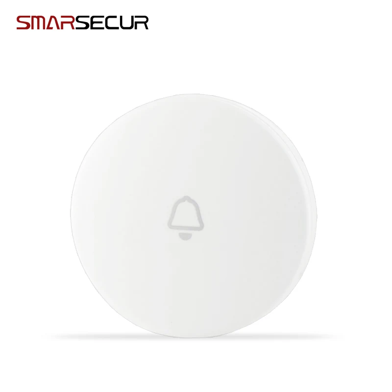 

White Wireless Door bell Button for H6 Home Security Alarm System 433MHz Alarm Detector